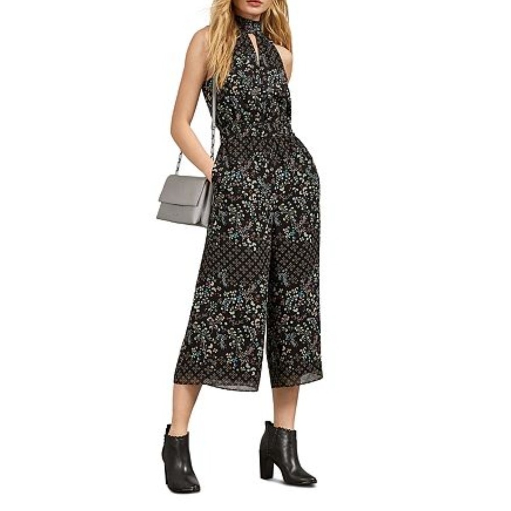 Ted Baker Marcila High Neck Floral Jumpsuit Womens 8 - Picture 2 of 10